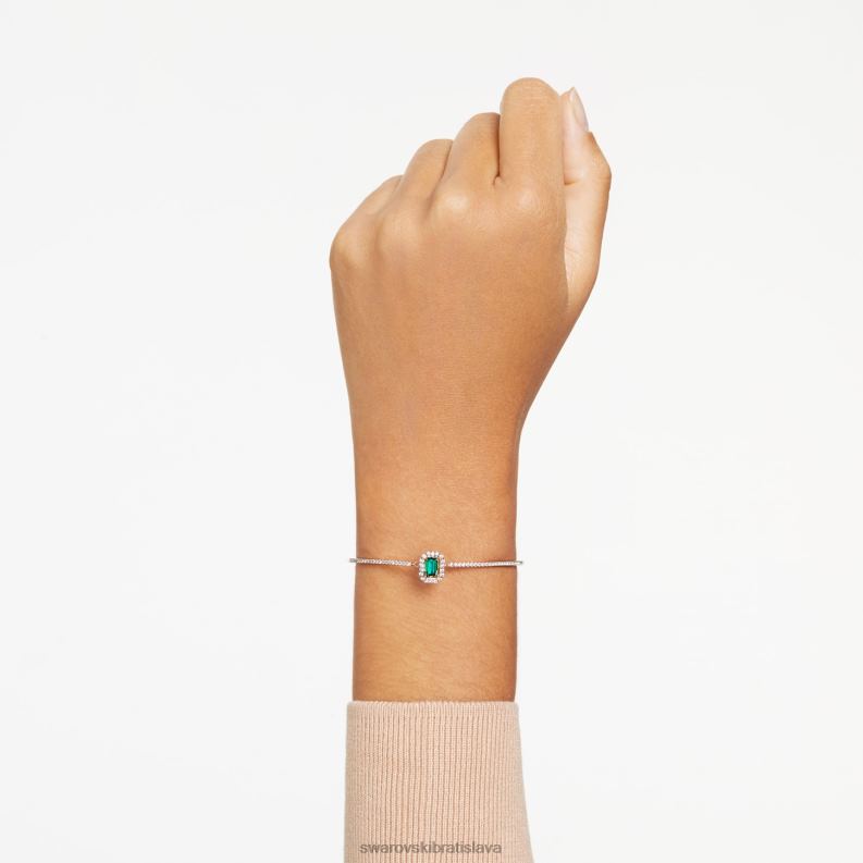 tisícročia náramok osemhranný rez, dlažba, zelená, pozlátená ružovým zlatom B8ZNT523 Swarovski šperky - Image 2