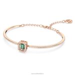 tisícročia náramok osemhranný rez, dlažba, zelená, pozlátená ružovým zlatom B8ZNT523 Swarovski šperky - Image 3