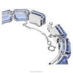 tisícročia náramok osemhranný výbrus, modrý, rhodiovaný B8ZNT568 Swarovski šperky - Image 4