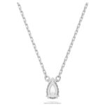 tisícročia prívesok hruškový rez, biely, rhodiovaný B8ZNT185 Swarovski šperky - Image 4