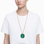 tisícročia prívesok zmiešané strihy, zelené, pozlátené B8ZNT164 Swarovski šperky - Image 2
