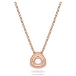 tisícročný náhrdelník triliantový výbrus, biely, pozlátený ružovým zlatom B8ZNT63 Swarovski šperky - Image 5