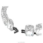 tlmič harmónie nadrozmerné plávajúce kryštály, biela, povrchová úprava zmiešaný kov B8ZNT347 Swarovski šperky - Image 4