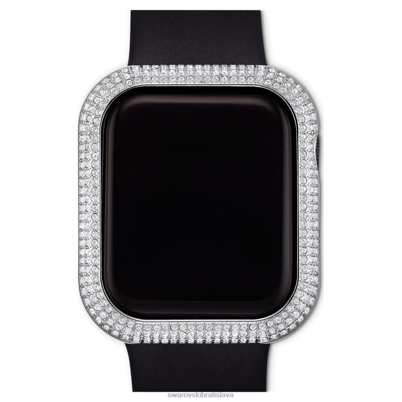 trblietavé puzdro kompatibilné s hodinkami Apple Watch strieborný tón B8ZNT1417 Swarovski príslušenstvo - Image 5