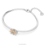 večný kvetinový náramok kvetina, viacfarebná, povrchová úprava zmiešaný kov B8ZNT629 Swarovski šperky - Image 3