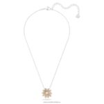večný kvetinový prívesok kvetina, viacfarebná, povrchová úprava zmiešaný kov B8ZNT311 Swarovski šperky - Image 3