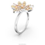 večný kvetinový prsteň kvet, viacfarebný, rhodiovaný B8ZNT1098 Swarovski šperky - Image 3