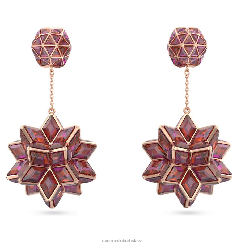 visiace_nausnice_curiosa_geometricky_strih_ruzove_pozlatene_ruzovym_zlatom_b8znt819_swarovski_sperky.jpg visiace náušnice curiosa geometrický strih, ružové, pozlátené ružovým zlatom B8ZNT819 Swarovski šperky - Image 1