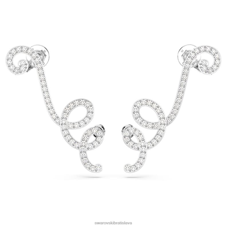 visiace_nausnice_fluenta_znovu_zapalene_krystaly_biele_rhodiovane_b8znt859_swarovski_sperky.jpg visiace náušnice fluenta znovu zapálené kryštály, biele, rhodiované B8ZNT859 Swarovski šperky - Image 1