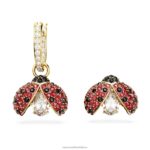 visiace náušnice idyllia lienka, červená, pozlátená B8ZNT826 Swarovski šperky - Image 3
