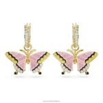 visiace náušnice idyllia motýľ, viacfarebný, pozlátený B8ZNT824 Swarovski šperky - Image 3