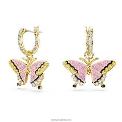 visiace náušnice idyllia motýľ, viacfarebný, pozlátený B8ZNT824 Swarovski šperky