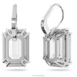 visiace náušnice tisícročia osemhranný výbrus, biely, rhodiovaný B8ZNT759 Swarovski šperky - Image 5