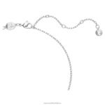 voltový prívesok srdce, biele, rhodiované B8ZNT237 Swarovski šperky - Image 3