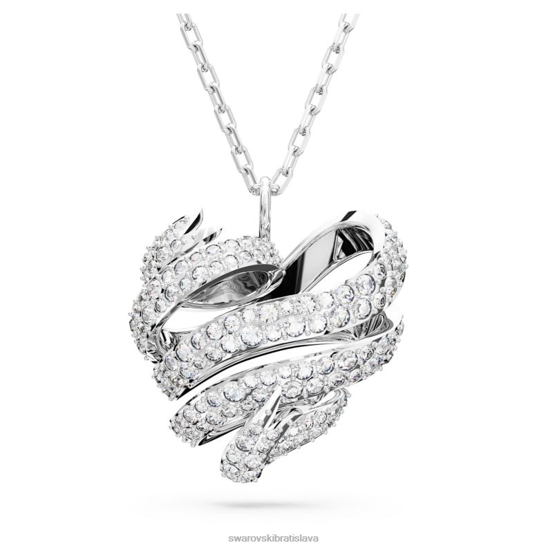 voltovy_privesok_srdce_biele_rhodiovane_b8znt237_swarovski_sperky.jpg voltový prívesok srdce, biele, rhodiované B8ZNT237 Swarovski šperky - Image 1