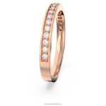 vzácny prsteň biele, pozlátené ružovým zlatom B8ZNT1014 Swarovski šperky - Image 4