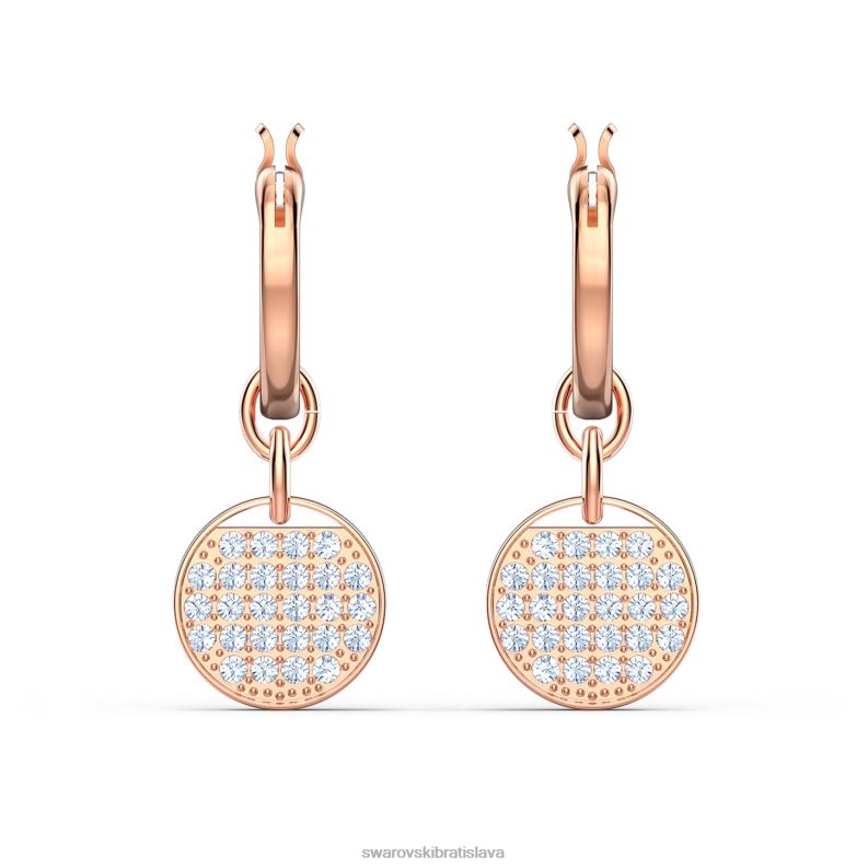 zazvorove_kvapkove_nausnice_biele_pozlatene_ruzovym_zlatom_b8znt822_swarovski_sperky.jpg zázvorové kvapkové náušnice biele, pozlátené ružovým zlatom B8ZNT822 Swarovski šperky - Image 1